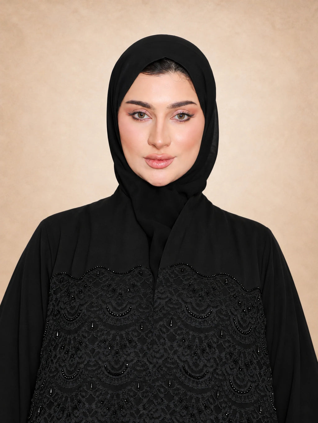 High neck Occasion Abaya