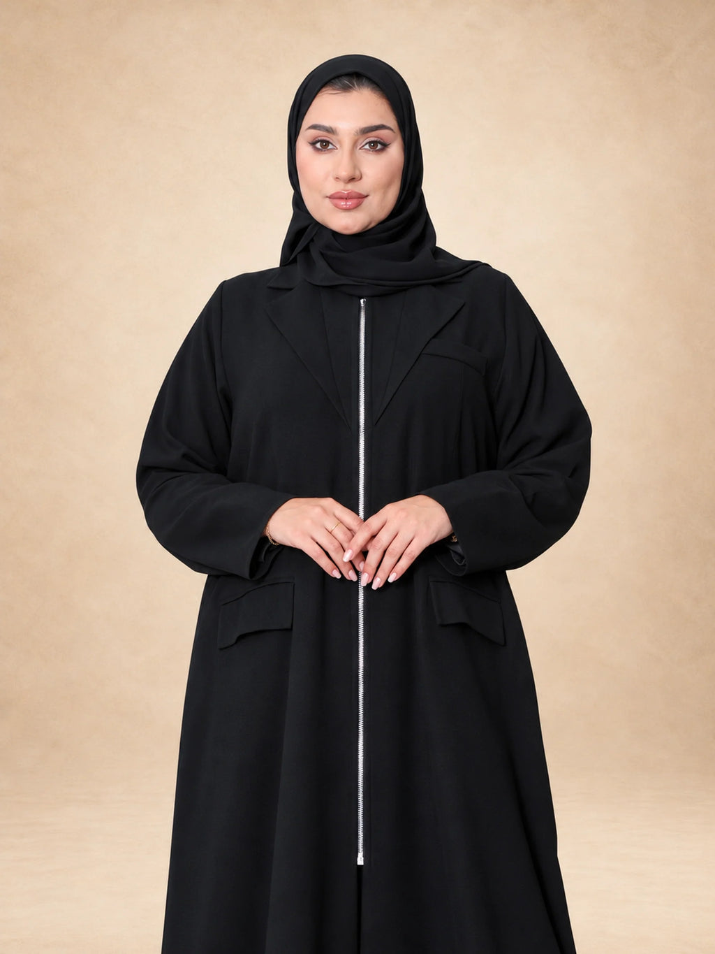 عباية بليزر بسحّاب
