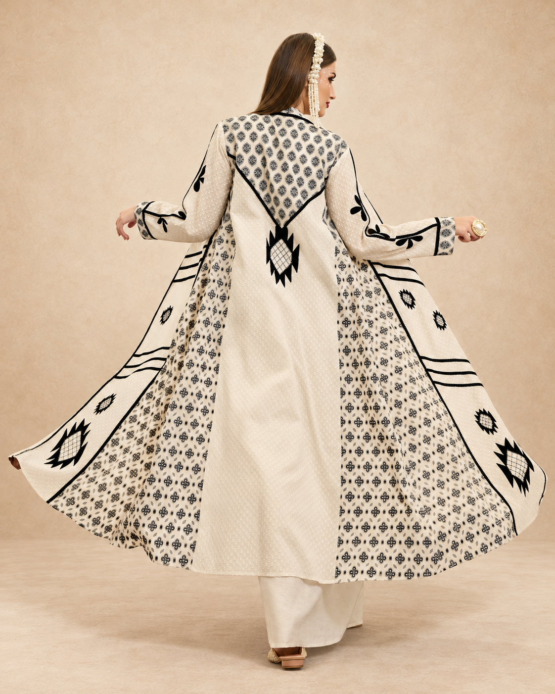 2 Pc Cotton Dobby Stylish Jalabiya