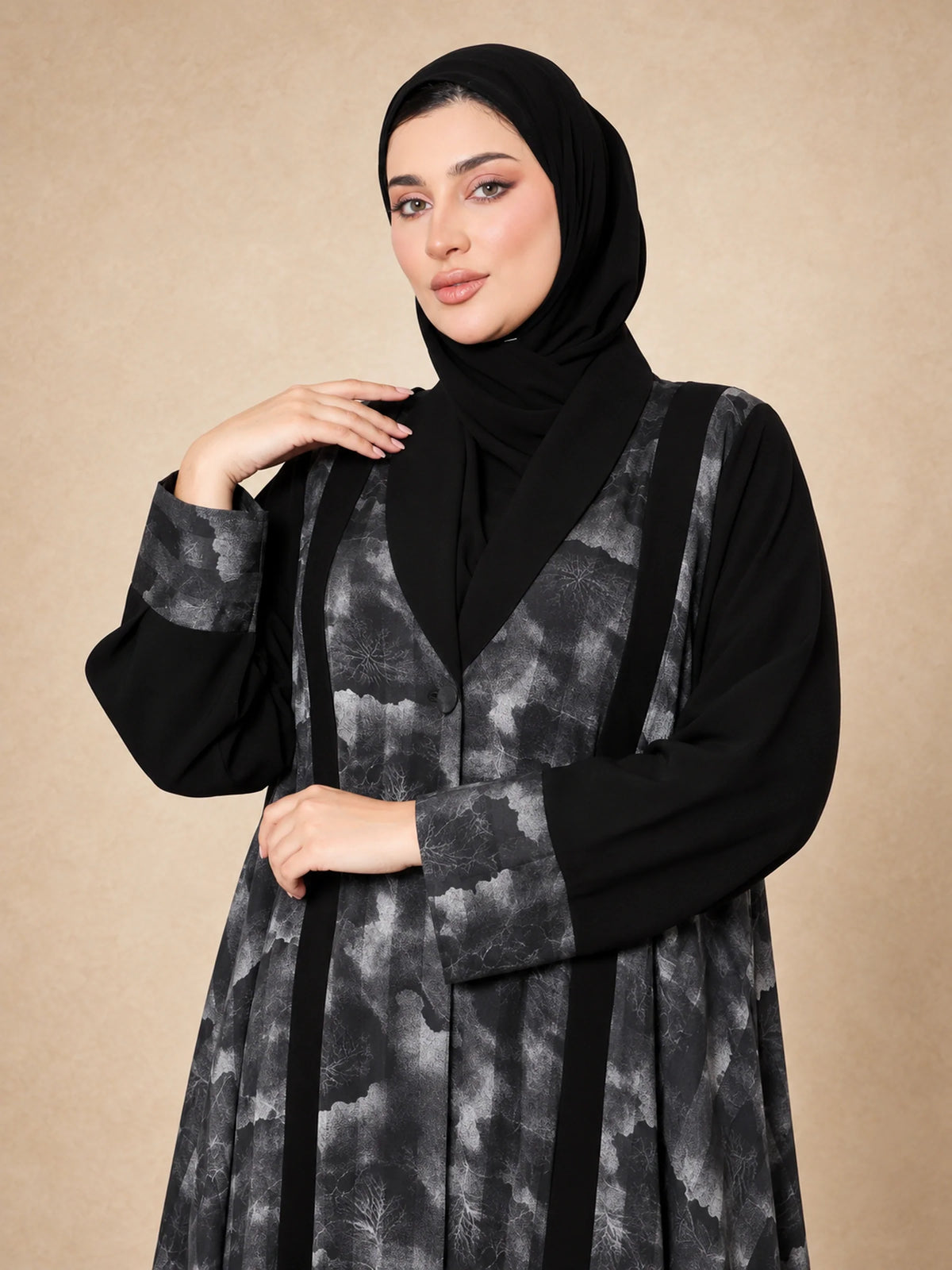 Blazer Jacquard Abaya
