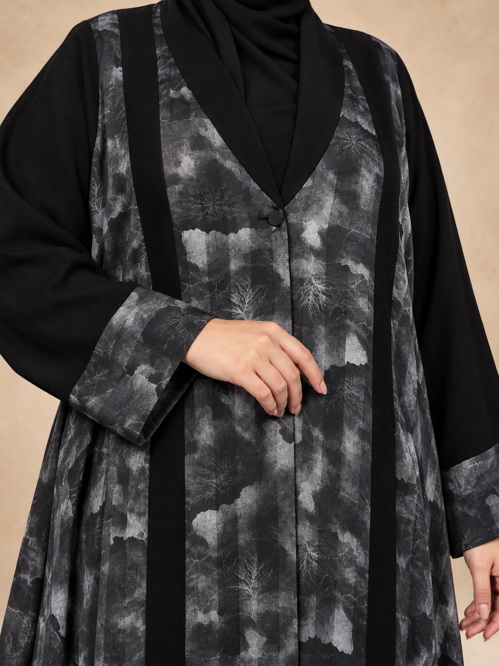 Blazer Jacquard Abaya